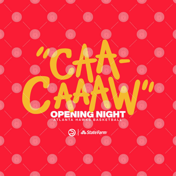 Atlanta Hawks Basketball CAA CAAAW Opening Night Shirt