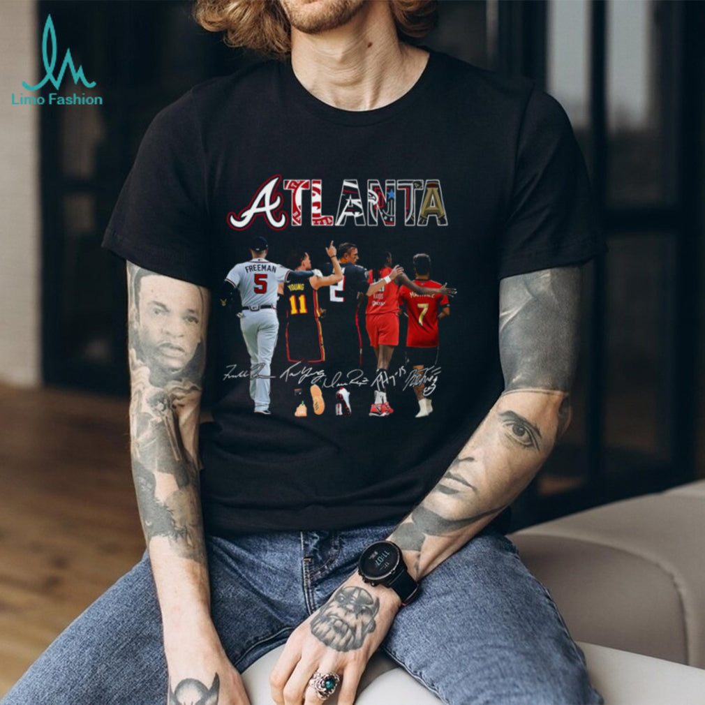 Atlanta Sports Legends Crosswalk Signatures Shirt