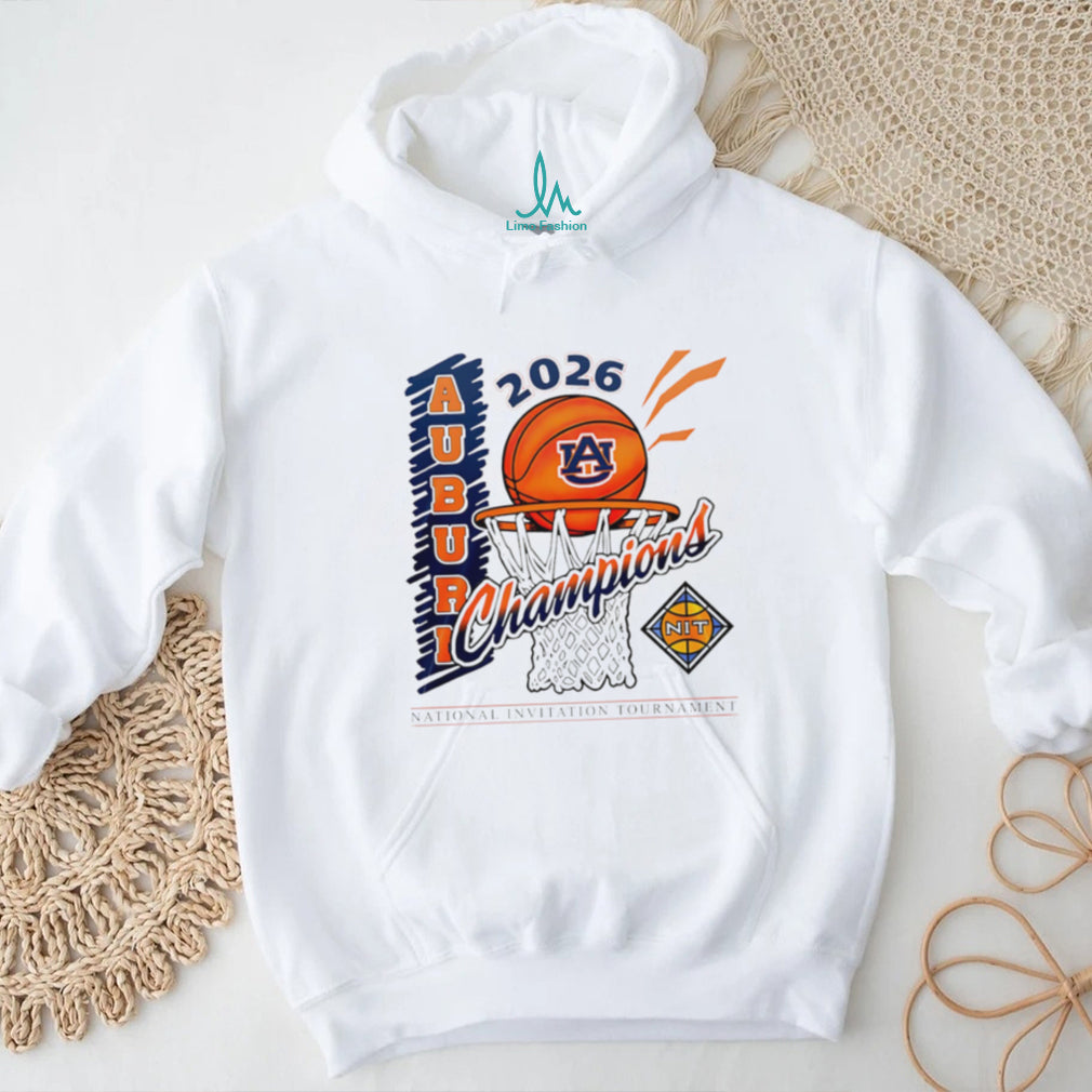 Auburn Tigers Basketball 2026 NIT Champions Net Graphic T Shirt