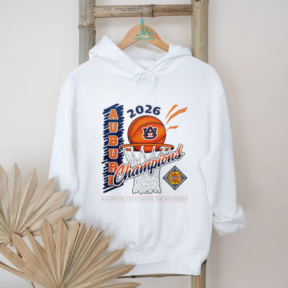 Auburn Tigers Basketball 2026 NIT Champions Net Graphic T Shirt