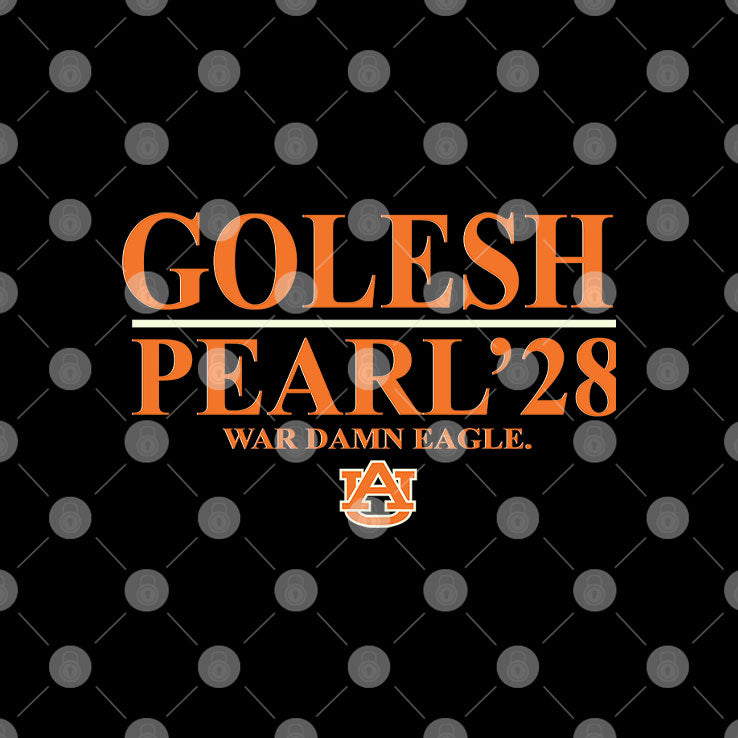 Auburn Tigers Golesh Pearl ’28 War Damn Eagle Shirt