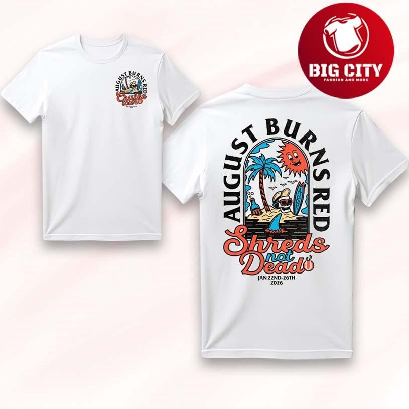 August Burns Red Jan 22 2026 Downtown Miami FL Two Sided Shirt
