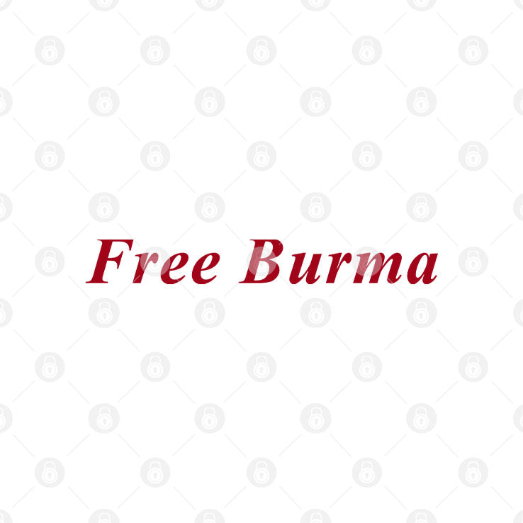 Aung San Suu Kyi Free Burma T Shirt