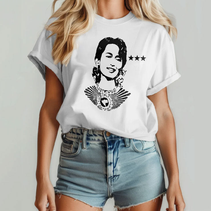 Aung San Suu Kyi Free Burma T Shirt