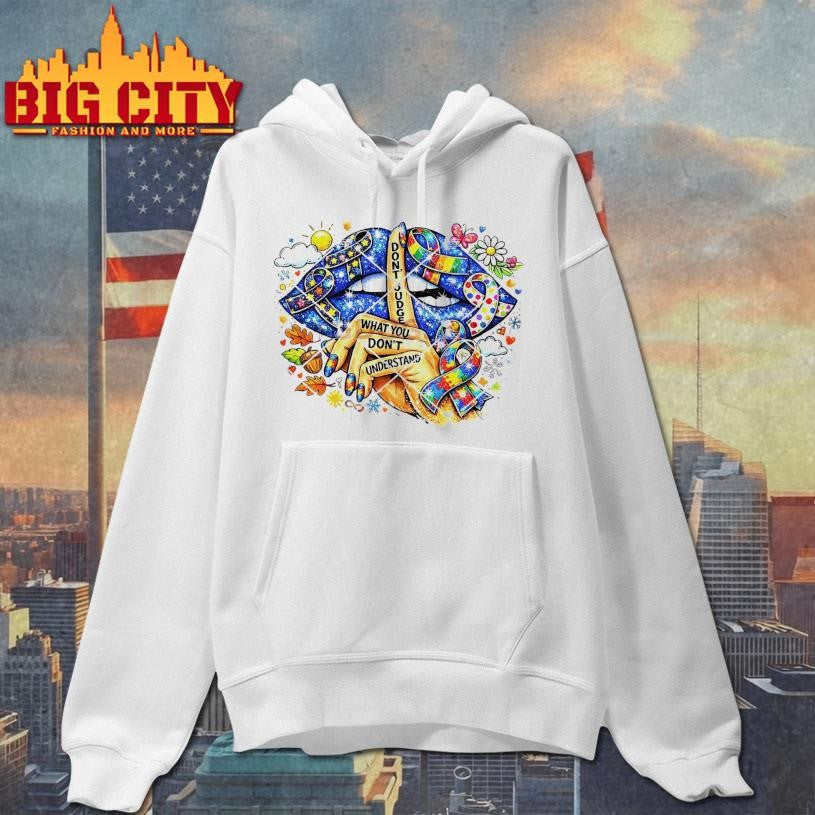 Autism Awareness Glitter Lips Shirt