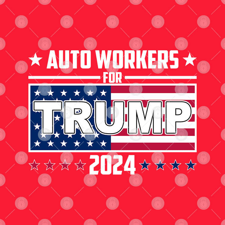 Auto Workers For Trump 2024 T Shirt