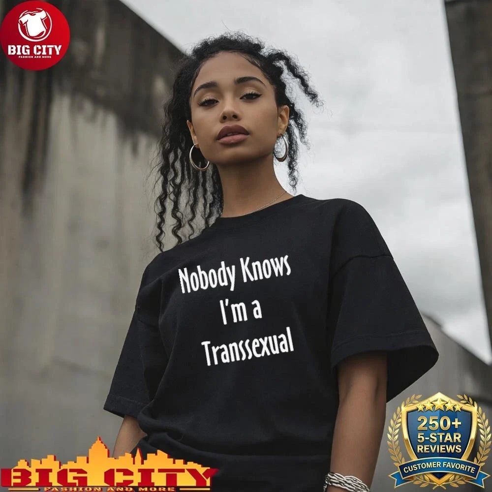 Awesome Nobody Knows I’m A Transsexual Hunter Schafer Inspired shirt