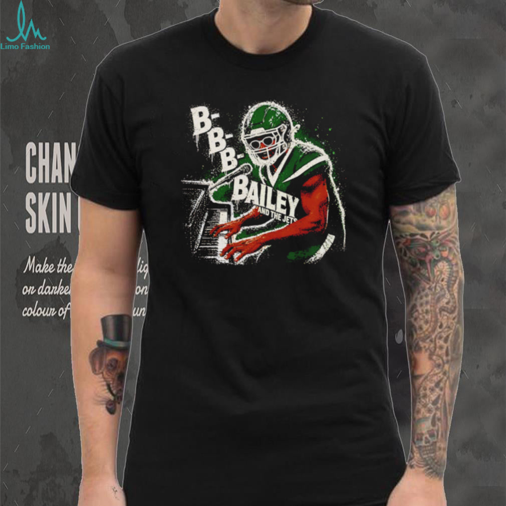 B B B Bailey And The Jets New York Football Fans Retro Music Style T Shirt
