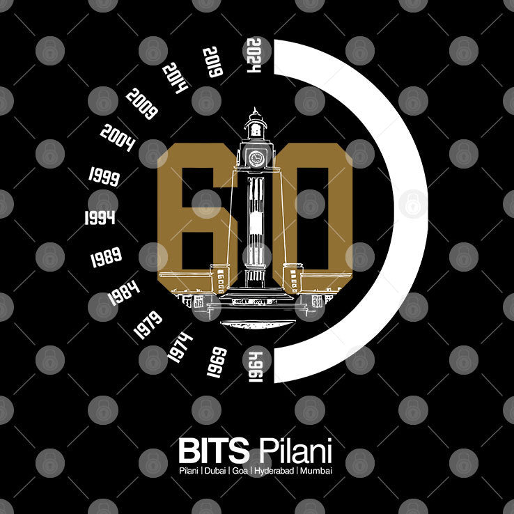 BITS Pilani 60 Years Anniversary Shirt