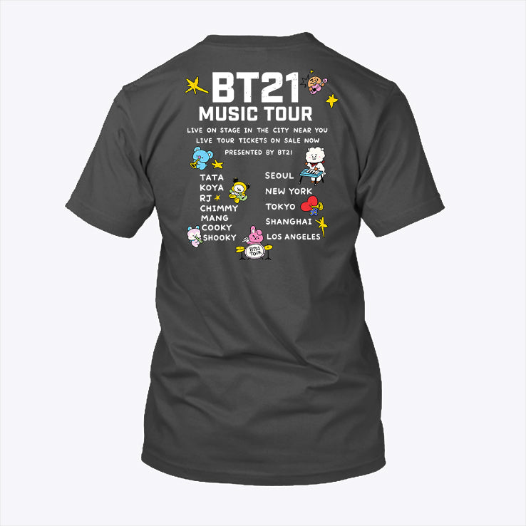 BT21 Music Tour T Shirt