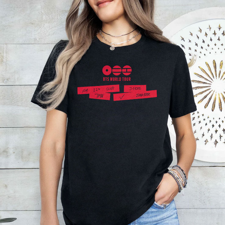 BTS Come Back World Tour T Shirt