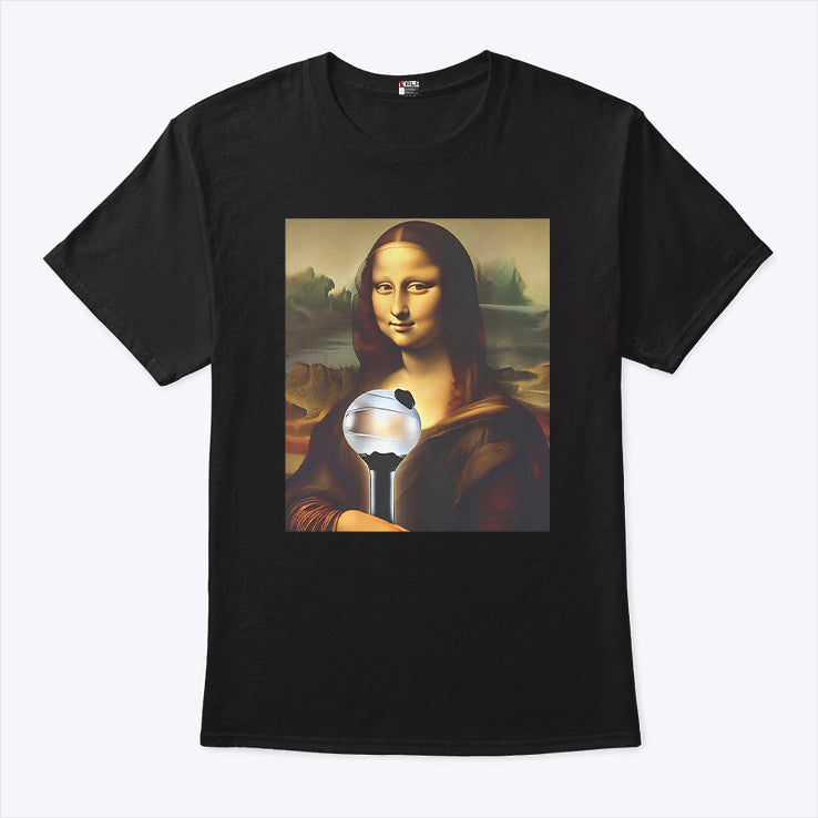 BTS J-hope Mona Lisa Holding ARMY Bomb T Shirt