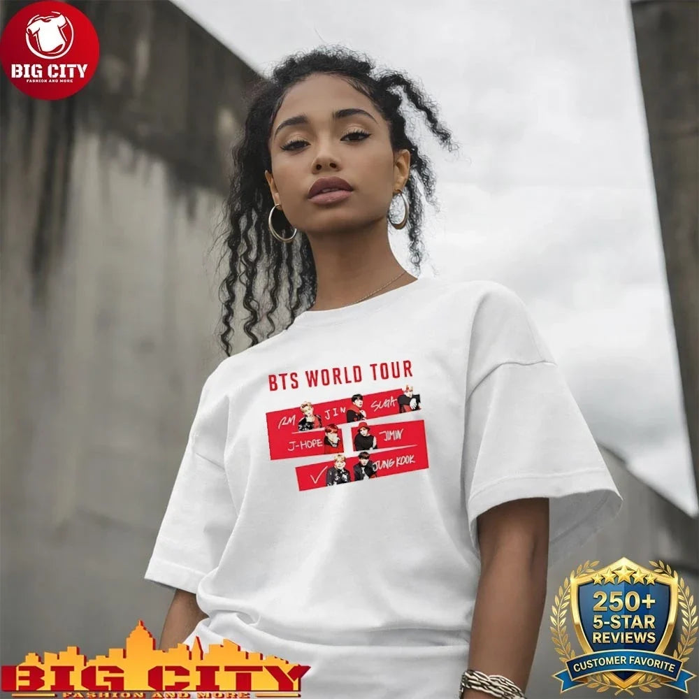 BTS Members World Tour 2026 shirt