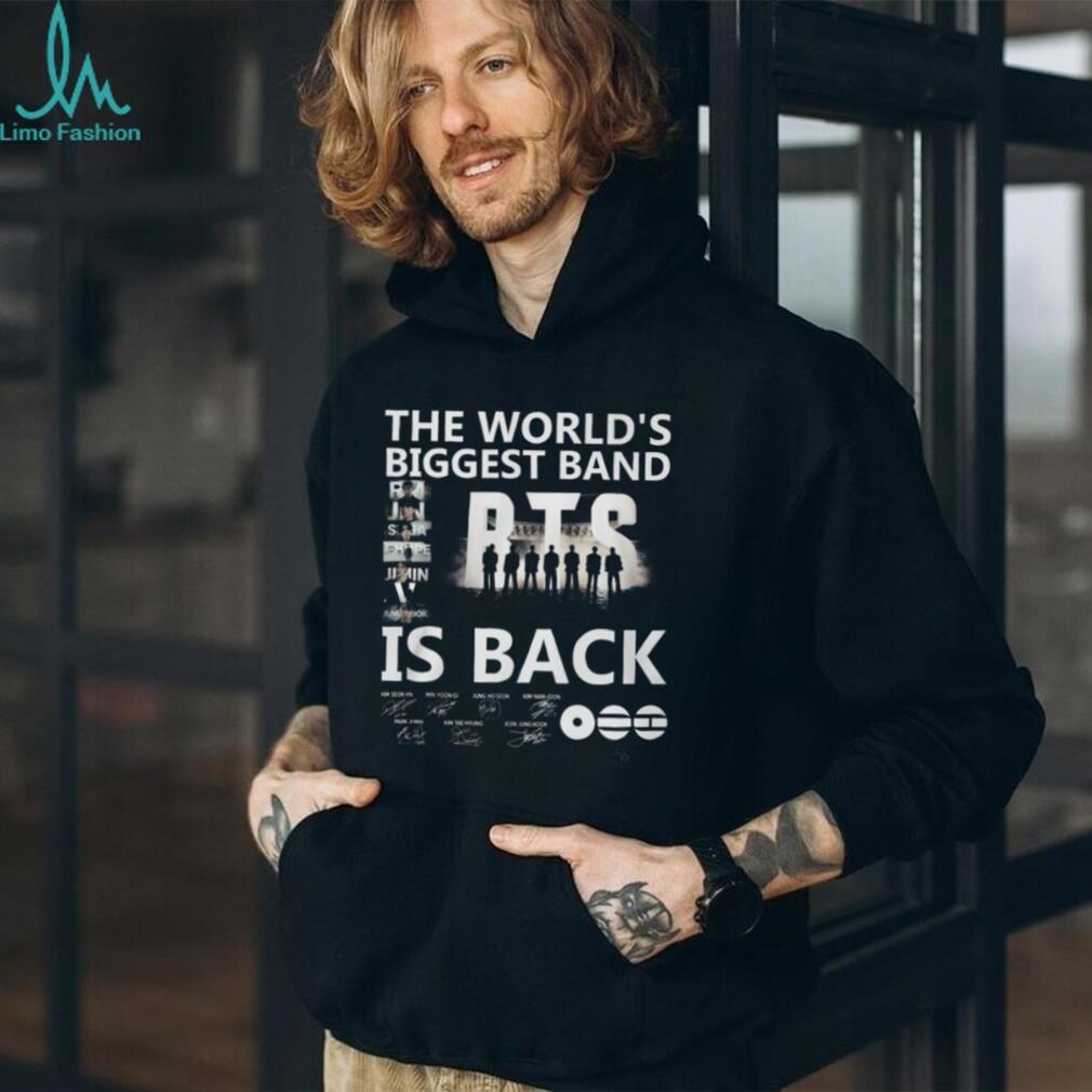 BTS The World’s Biggest Band Is Back Signature Member Photo T Shirt