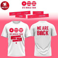 BTS World Tour 2026-2027 Arirang RM-Jin-V-Suga-Jimin-Jungkook-JHope Two Sided Shirt