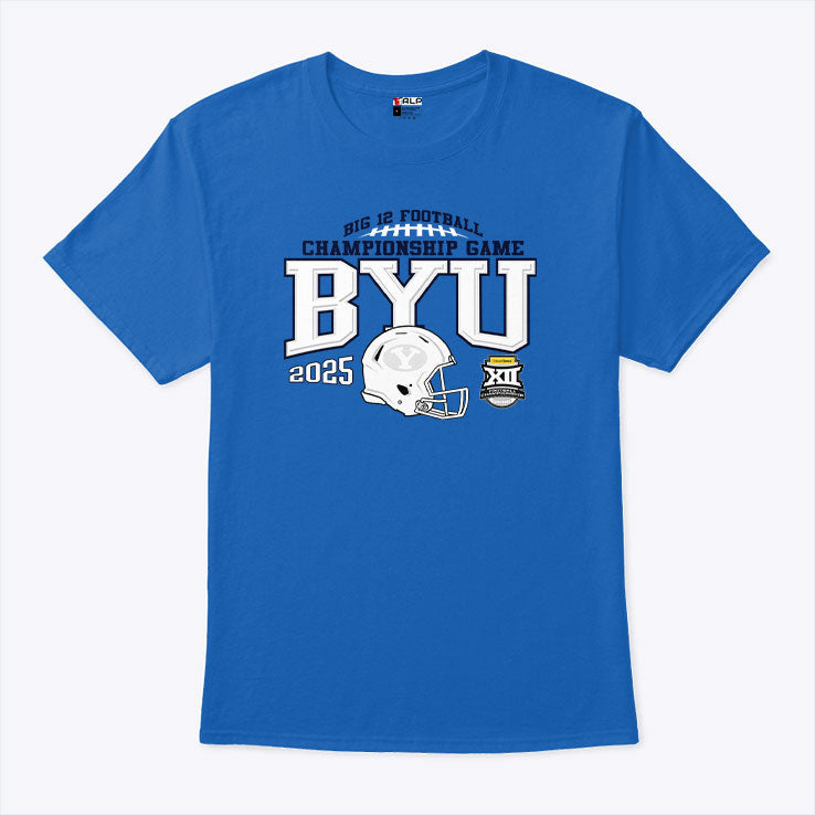 BYU Cougars 2025 Big 12 Championship Game Bound T Shirt
