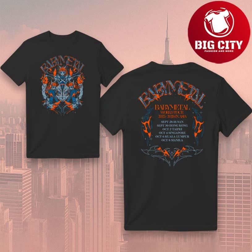 Baby Metal World Tour 2025 2026 Asia Ver New Two Sided Shirt