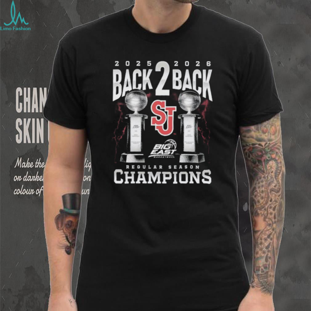 Back 2 Back 2025 2026 Big East Regular Season Champions Basketball T shirt