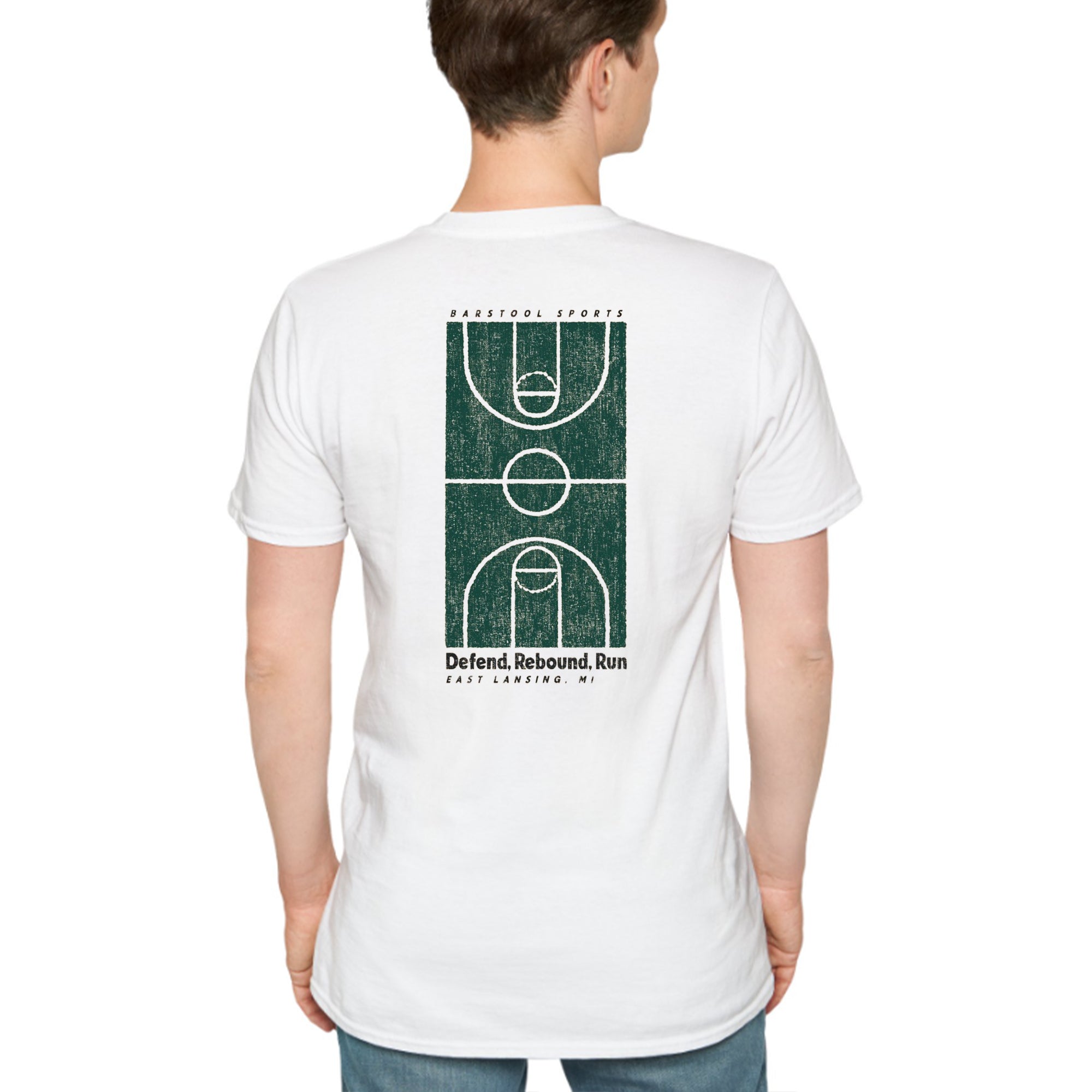 [Front+Back] Barstool Sports Defend Rebound Run Pocket Shirt