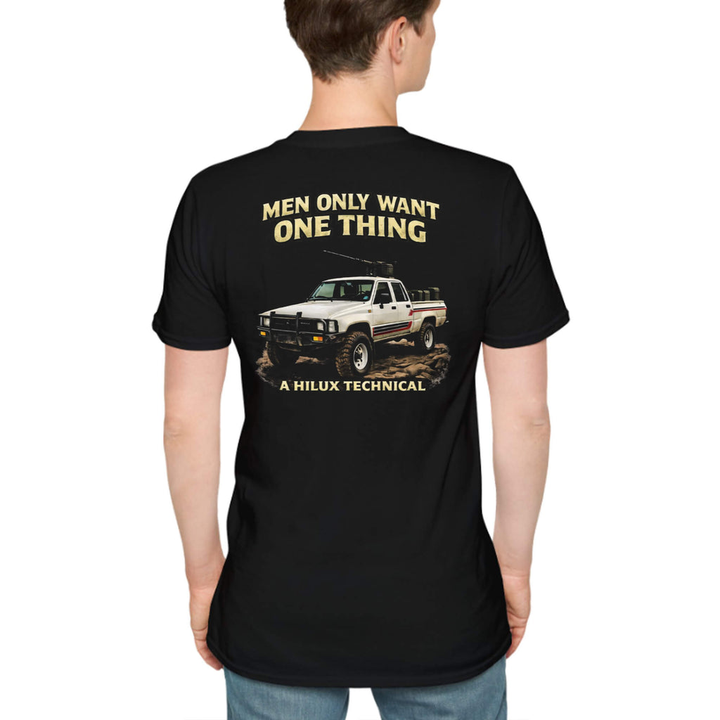 [Front+Back] Big Igloo Men Only Want A Hilux Technical Shirt