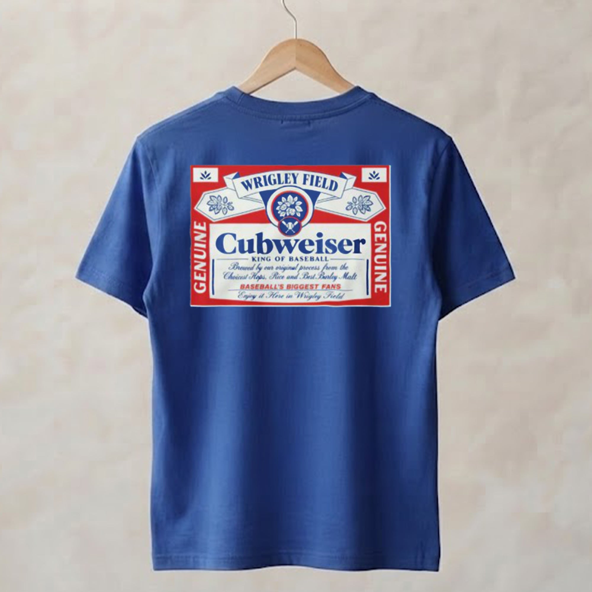 [Front+Back] Cubweiser King Of Baseball Shirt