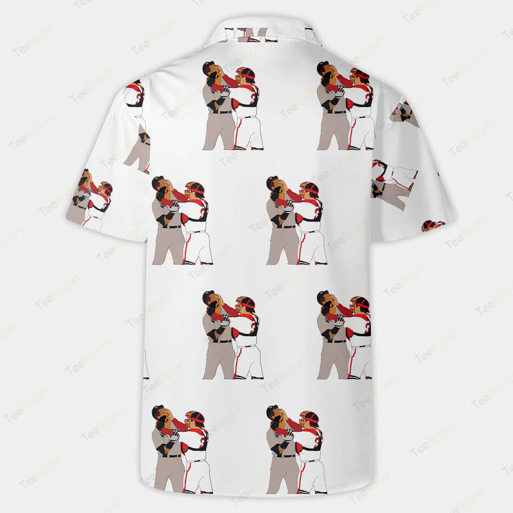 Jason Varitek Alex Rodriguez Brawl Hawaiian Shirt
