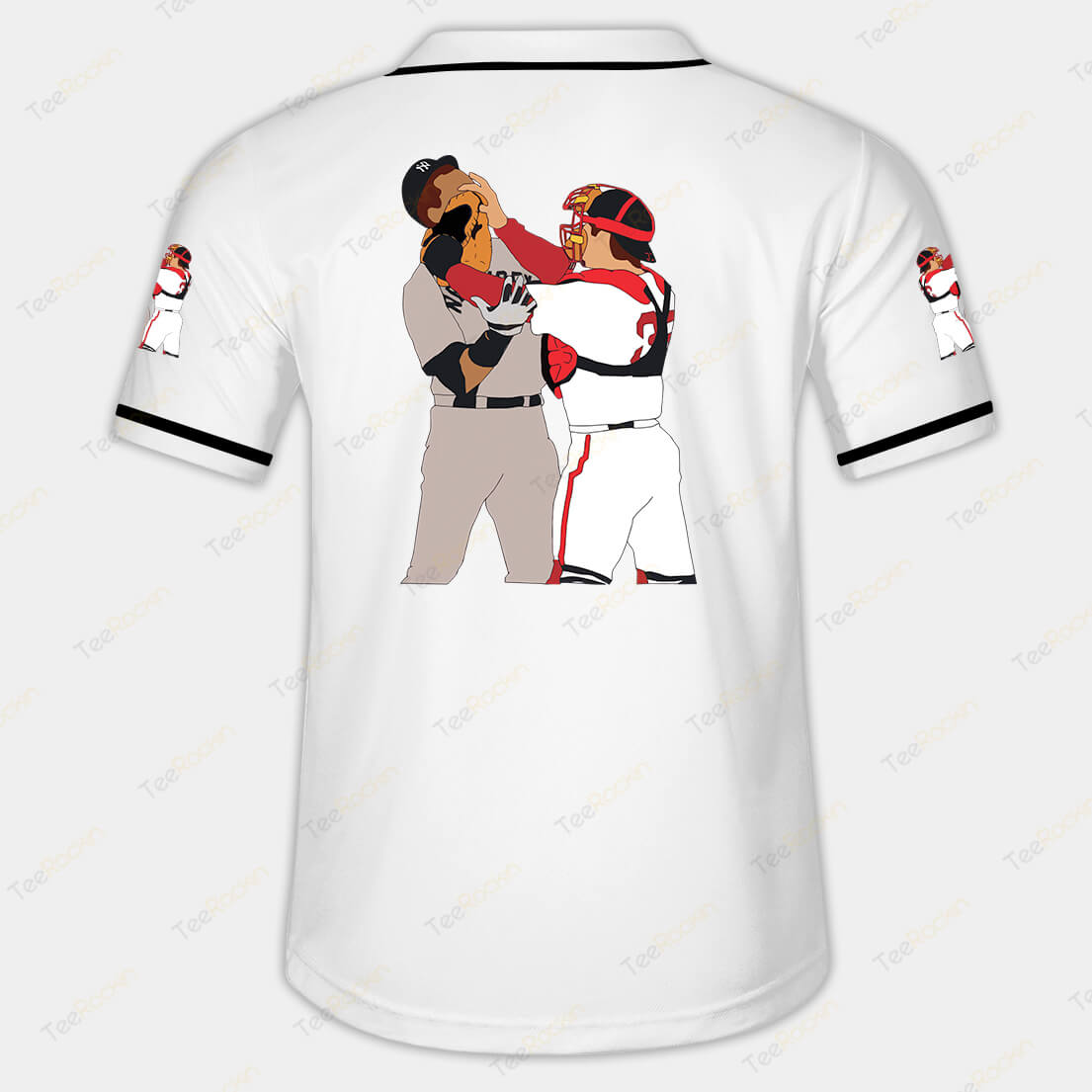 Jason Varitek Alex Rodriguez Brawl Jersey
