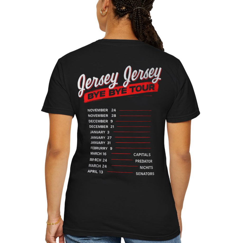 [Front+Back] Jersey Jersey Bye Bye Tour Shirt