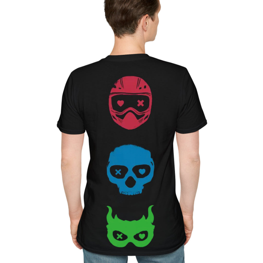 [Front+Back] Masked Men No Safe Words Paid The Price Shirt