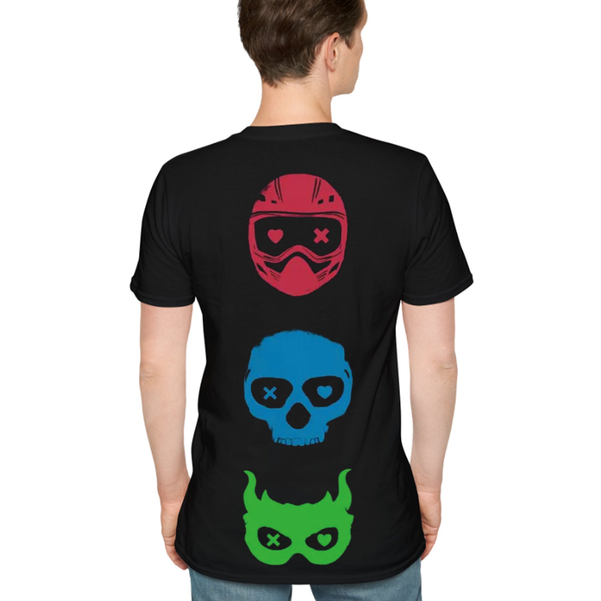 [Front+Back] Masked Men No Safe Words Paid The Price Shirt
