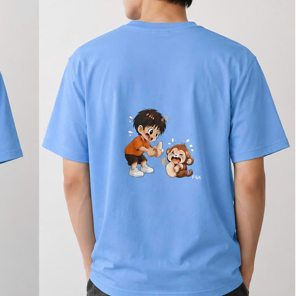 [Front+Back] Munenori Kawasaki So Monkey Never Cramps Really Never Shirt