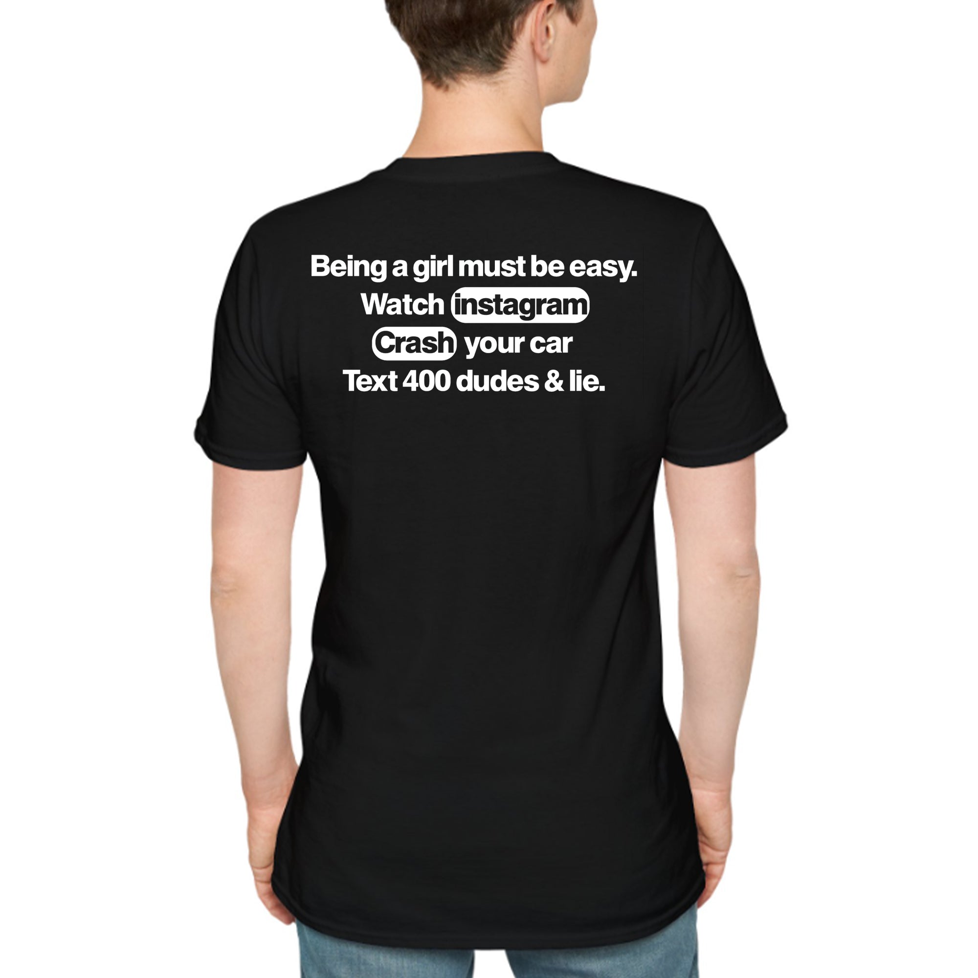 Back Official Being A Girl Must Be Easy Watch Instagram Shirt