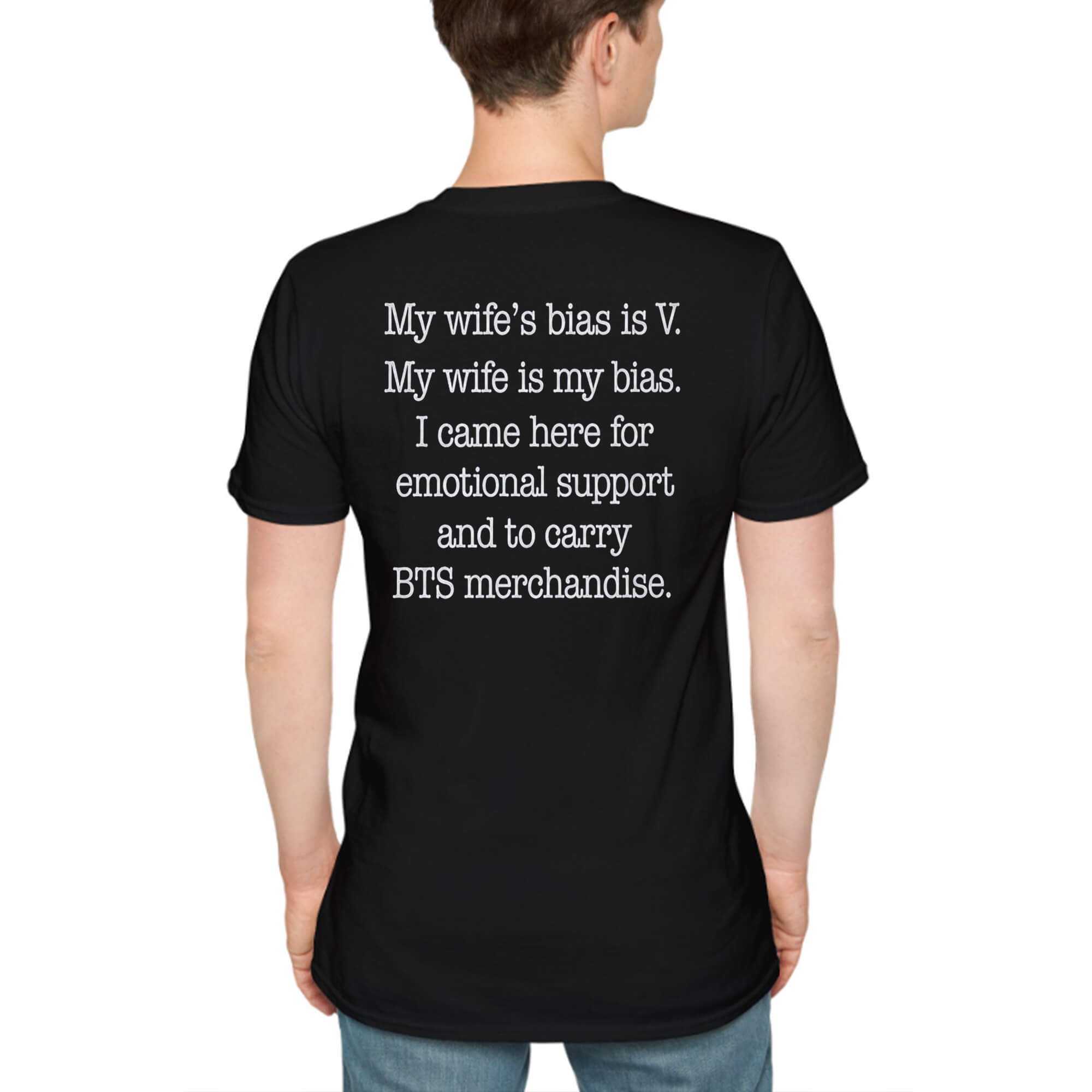 Back Official My Wife’s Bias Is V My Wife Is My Bias Shirt