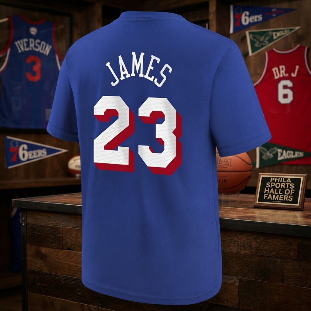 [Front+Back] Phila 23 James Shirt
