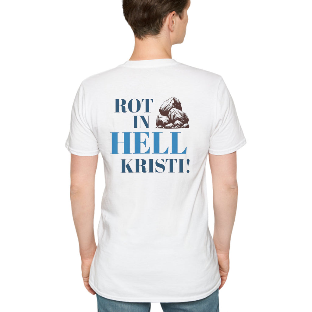 [Front+Back] RIP Cricket Rot In Hell Kristi Noem Shirt