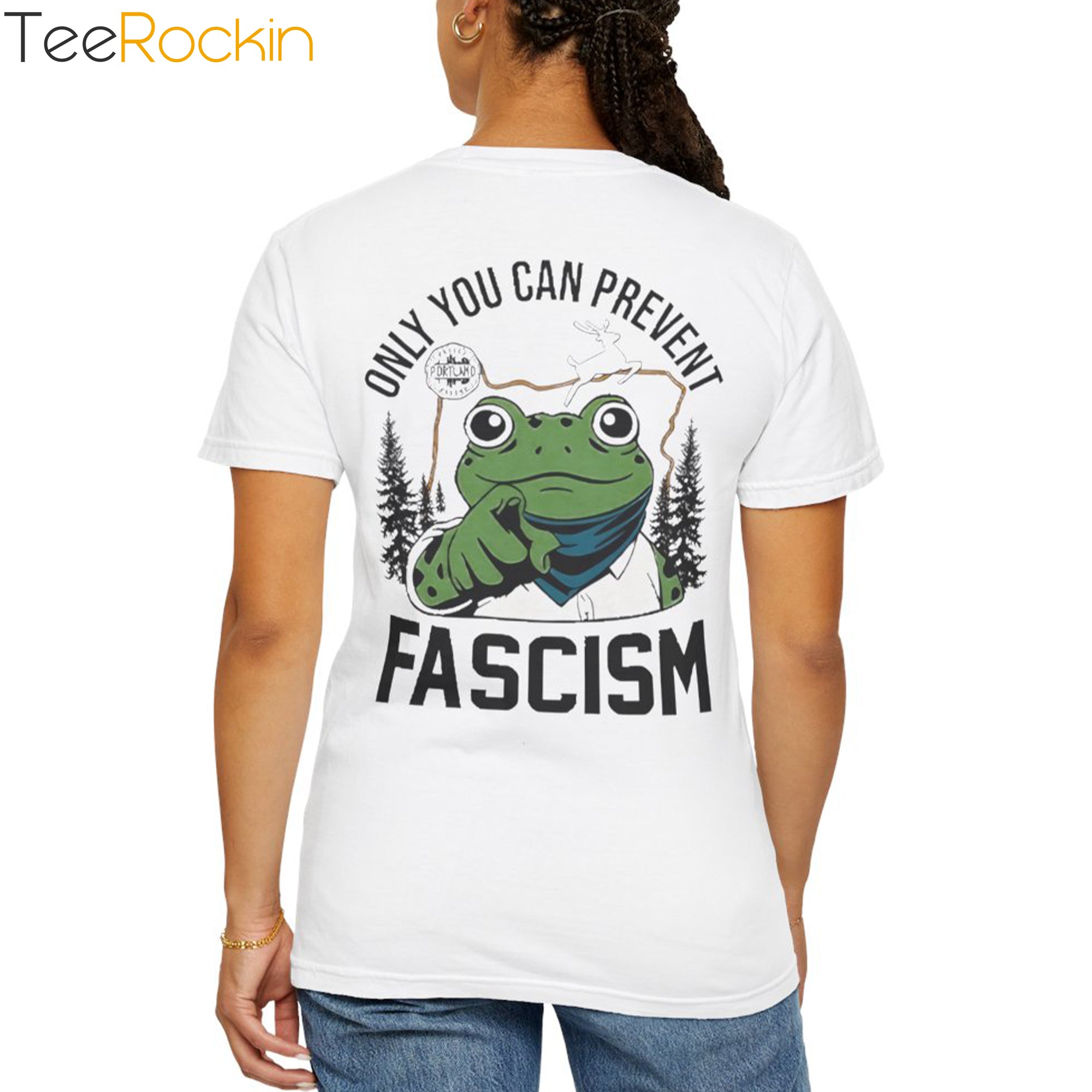 [Front+Back] Resist Portland Only You Can Prevent Fascism Shirt