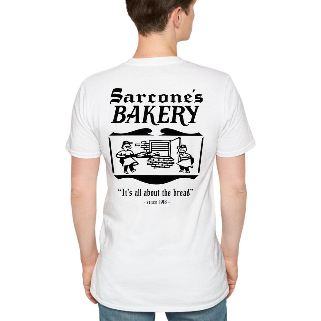 [Front+Back] Sarcone’s Bakery It’s All About The Bread Shirt