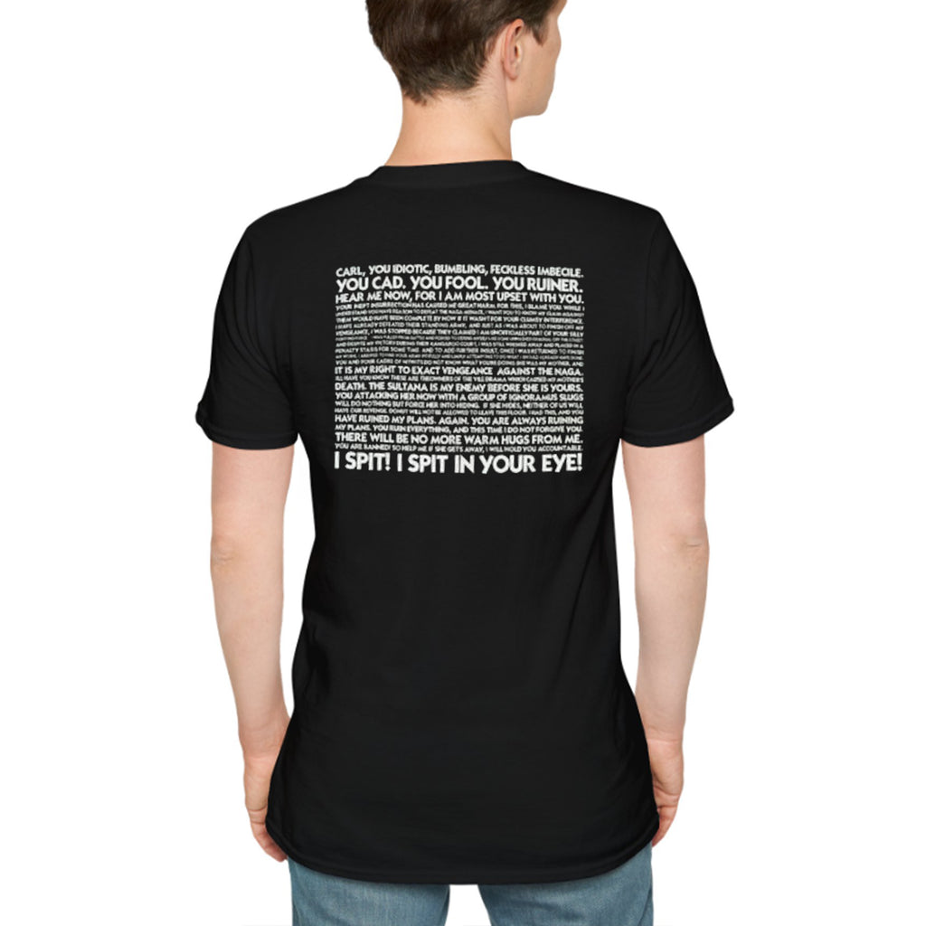 [Front+Back] There Will Be No More Warm Hugs From Me Carl Shirt