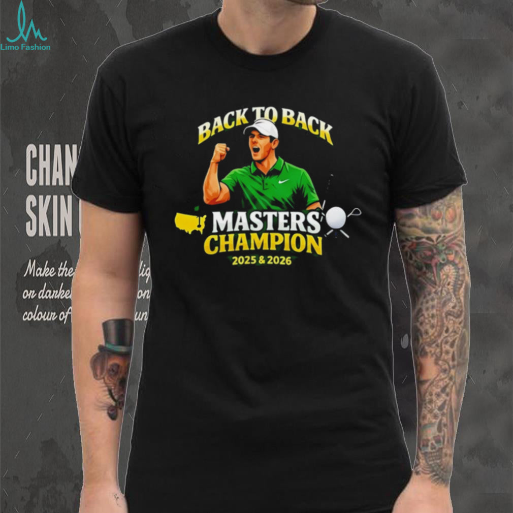 Back To Back Masters Champion 2025 & 2026 Golf T Shirt