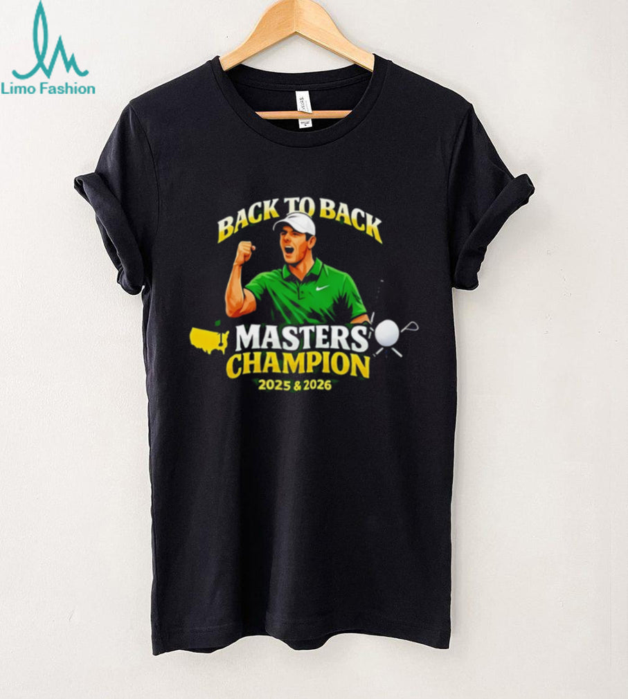 Back To Back Masters Champion 2025 & 2026 Golf T Shirt