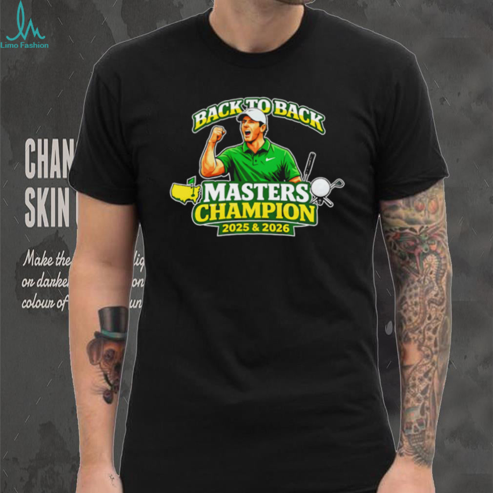Back To Back Masters Champion 2025 and 2026 Golf Tournament Winner Men T Shirt