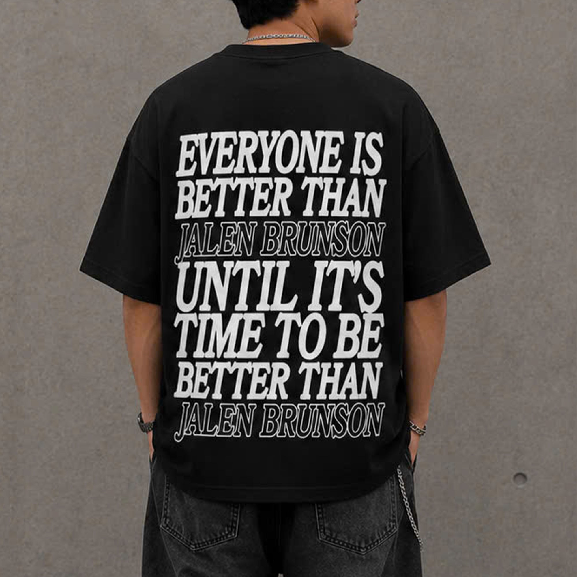 [Front+Back] Until It’s Time To Be Better Than Jalen Brunson Shirt