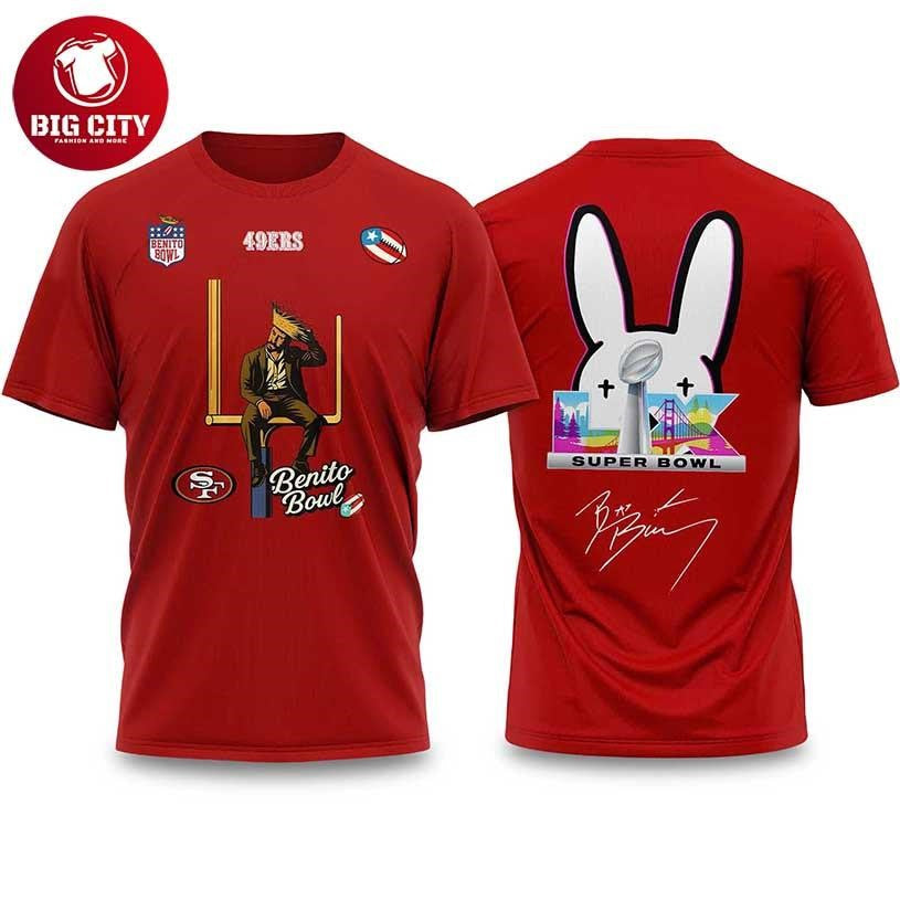 Bad Bunny 2026 49ers Bowl LX Halftime Show Two Sided Shirt
