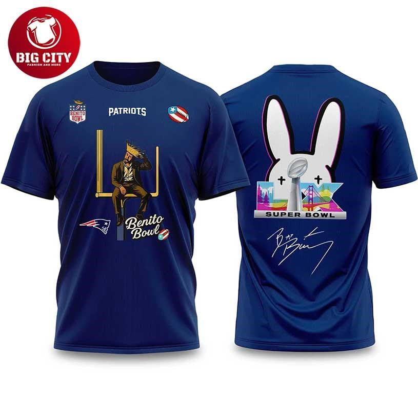Bad Bunny 2026 Patriots Bowl LX Halftime Show Two Sided Shirt