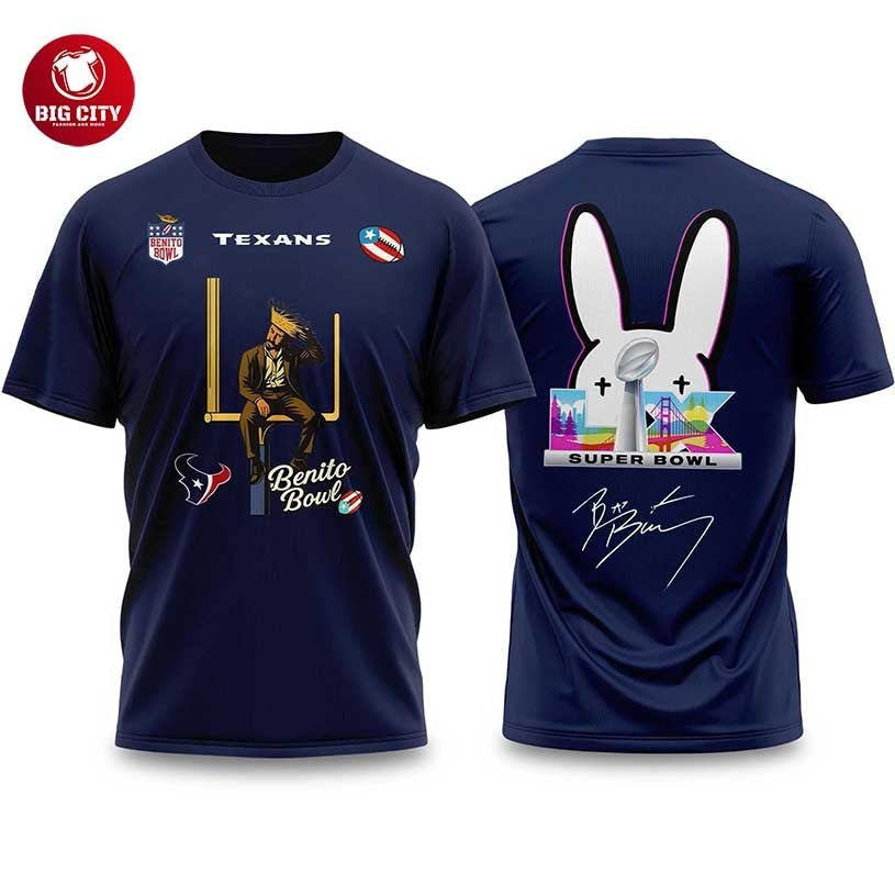 Bad Bunny 2026 Texans Bowl LX Halftime Show Two Sided Shirt