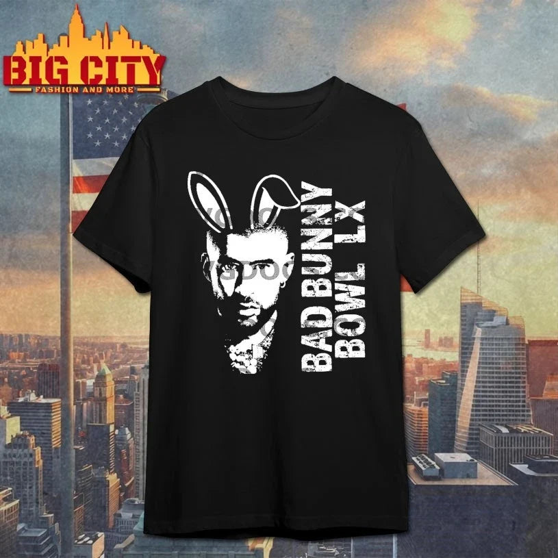 Bad Bunny Face With Bunny Ears Bad Bunny LX T-Shirt