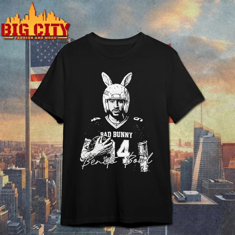 Bad Bunny Football Benito Bowl Funny t-shirt