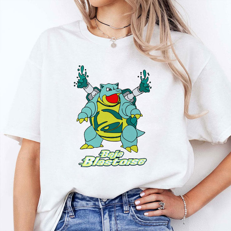 Baja Blastoise Turtle T Shirt