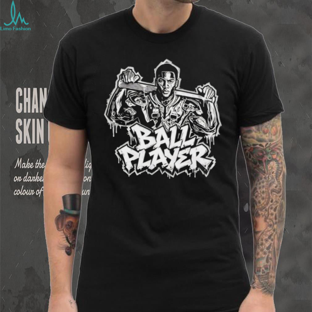 Ball Player Street Graffiti Style Urban Athlete T Shirt