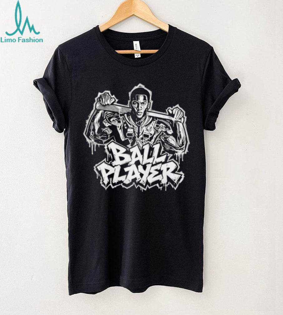 Ball Player Street Graffiti Style Urban Athlete T Shirt